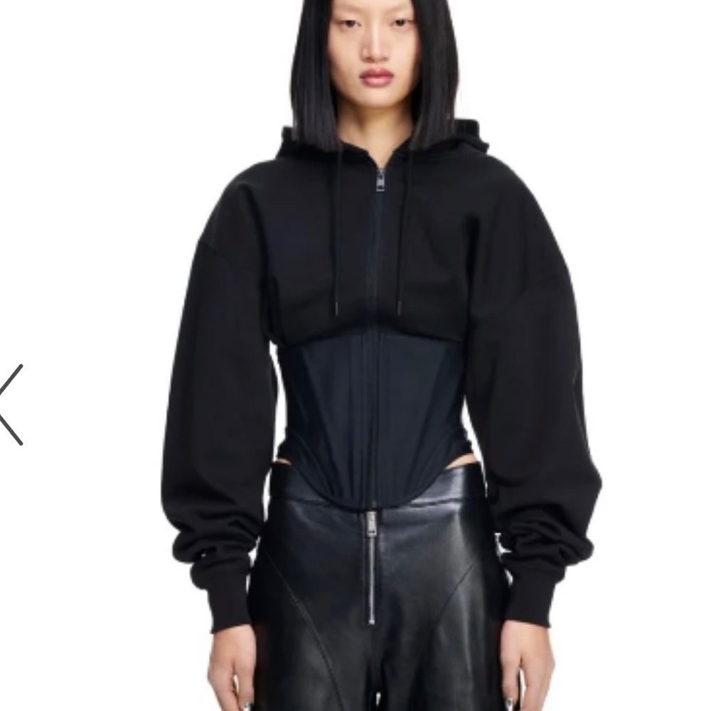 H&M and Mugler corset hoodie